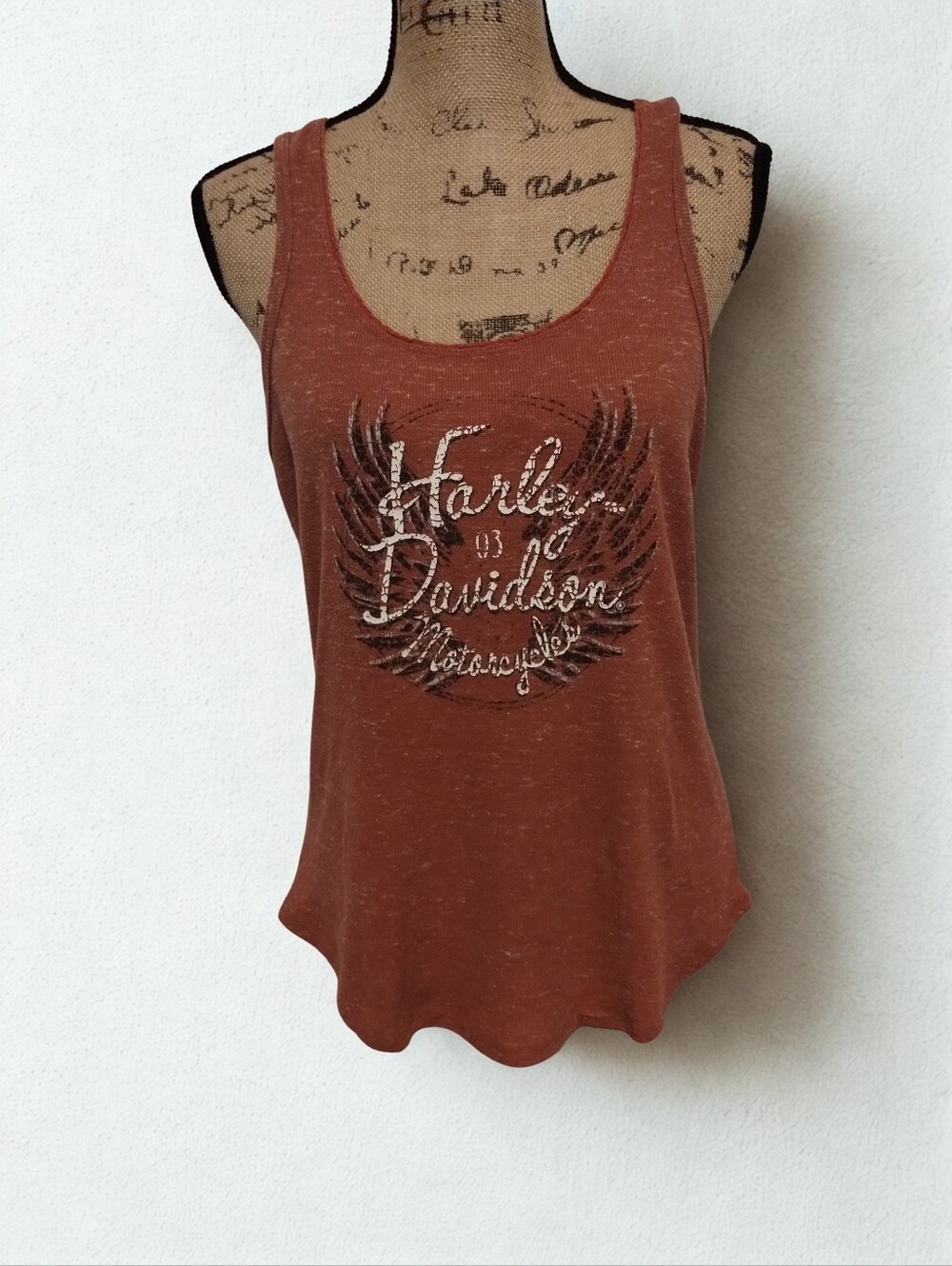 Harley Davidson Vintage 03 Ribbed Tank Women's Size XL